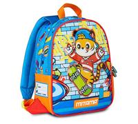 Mitama Zainetto Asilo Spinny, Urban Space,Multicolore,Reversibile, Confortevole e Colorato, 7,6 Litri, Zainetto Asilo e Tempo Libero, per Bambino