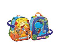 Mitama Zainetto Spinny Boy - Dinoskate, Zaino con Doppia Grafica - per Asilo, Scuola materna e Tempo Libero, Bambino