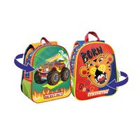 Mitama Zainetto Double Face, Monoscomparto, Tag porta nome, Per bambini e bambine, Scuola e asilo, Tempo libero