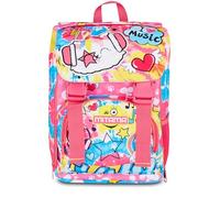 Mitama Zaino Estensibile 4 Zip, CATROCK, Fucsia, Maxi Capienza, Doppio Scomparto, Schienale Preformato, Bambina, Scuola Elementare