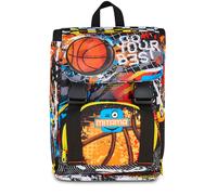 Mitama Zaino Estensibile 4 Zip, DOUBLE BALL, Arancione, Maxi Capienza, Doppio