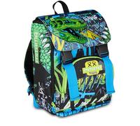 Mitama Zaino Estensibile 4 Zip, MITAREX, Blu, Maxi Capienza, Doppio Scomparto, Schienale Preformato, Bambino, Scuola Elementare