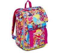 Mitama Zaino Estensibile Butterfly con Tasca frontale, Rosa, Scuola Elementare e Tempo Libero, Bambina Ragazza