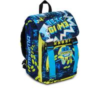 Mitama Zaino Estensibile Octogamer con Tasca frontale, Blu e Nero, Scuola Elementare e Tempo Libero, Bambino Ragazzo