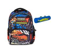 Mitama Zaino New Plus MITADRIFT, Blu, Ergonomico, Robusto + Astuccio Mitamini Animals Mitama, Chiusura con Zip, In Silicone, Blu, Bambino, Scuola Elementare
