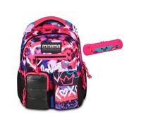 Mitama Zaino New Plus TYE LOVE, Fucsia + Astuccio Mitamini Animals Mitama, Rosa