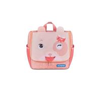 Mitama Zaino Pully Teddy, Bambini e Bambine, Zainetto Asilo 4L Leggero e Compatto, con Tasche Laterali, Effetto Cambia Espressione, rosa