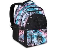 Mitama Zaino Scuola #BDBF FLOWER BREEZE Celeste Zaino Triplo Scomparto Tasca