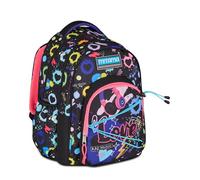 Mitama Zaino Scuola Elementare M-Power MusicLove, Triplo Scomparto, Ragazzi e Ragazze, Tasca Porta Borraccia, Schienale Imbottito, nero