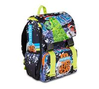 Zaino scuola Triplo Scomparto Mitama DISCO SPACE, bambino, estensibile, scuola elementare e media