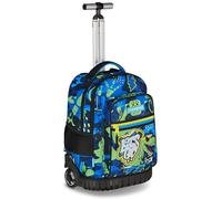 Mitama Zaino Trolley Run Maxi CoolDino, Spallacci a scomparsa, Bambini e Bambine, Tasca Porta Borraccia, Doppio uso, blu