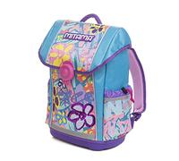 Mitama - Zaino Upside Girl FLOWERS, Scuola Elementare, Ergonomico, Super Organizzato, Impermeabile, Schienale Imbottito, 24 litri…