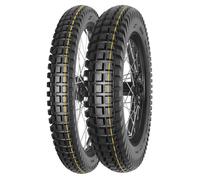 Mitas Enduro Hybrid Super 68p Yellow Line Tl M+s Off-road Front Tire Argento 120 / 100 / 18