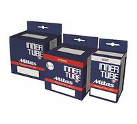 Mitas Schrader - Tubo interno da 40 mm, 20 x 1,75-2,45, colore: Nero