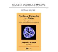 Mitchal Dichter Student Solutions Manual for Non Linear Dynamics and (Tascabile)