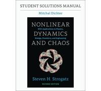 Mitchal Dichter Student Solutions Manual for Nonlinear Dynamics and (Tascabile)