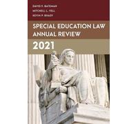 Mitchell L. Yell Kevin P. Brady David Special Education Law Annual (Tascabile)