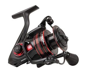 Mitchell Mulinello da Pesca Mx3Le, Mulinelli da Spinning, Pesca a Tutto Tondo, Unisex, Nero, 3000, Drag Anteriore