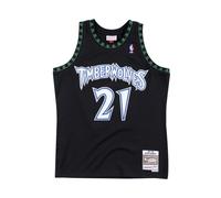 Mitchell & Ness - 1997-98 Kevin Garnett Swingman Jersey - - Sport - Uomo - Nero - S