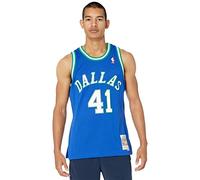 Mitchell & Ness 2.0 D. Mavericks Maglietta, Blu Reale, XL Uomo