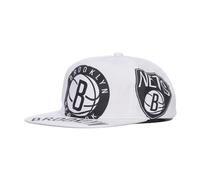 Mitchell & Ness, ,Accessories ,Uomo ,Bianco ,ONE SIZE NBA Cappello Piatto Brooklyn Nets