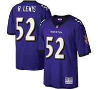Mitchell & Ness Baltimore Ravens Ray Lewis Maglietta, Lilla, XL Uomo