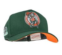 Mitchell & Ness Berretto NBA Verde Arancione | Pro Crown Fit | con chiusura Snapback regolabile, Boston Celtics, Taglia unica