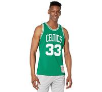 Mitchell & Ness Boston Celtics Larry Bird 1985 - Maglia da Uomo, Verde Kelly, M