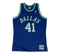 Mitchell & Ness - Camiseta Dallas Mavericks Dirk Nowitzki - - Sport - Uomo - Blu - S