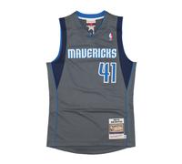 Mitchell & Ness - Canotta da Basket NBA Alternate Jersey 2003 N. 41 Dirk Nowitzki - - Tops - Uomo - Grigio - XL