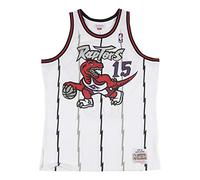 Mitchell & Ness 2.0 T. Raptors V. Carter Camicia, Bianco/Bianco, L Unisex-Adulto