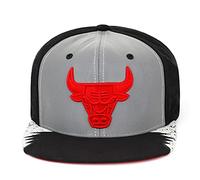 Mitchell & Ness Cappellini Uomo Hhss1102-cbuyypppgybk, Nero, Rosso, Taglia unica