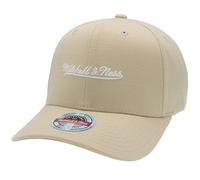 Mitchell & Ness Cappellino da baseball con logo Script Classic Red Snapback (misura regolabile), bianco sabbia, Taglia unica