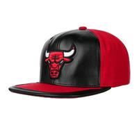 Mitchell & Ness Cappellino Day One Snap Bulls& Berretto Baseball Cappello Hiphop Size - Nero-Rosso