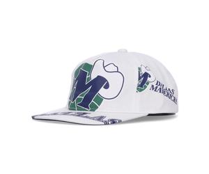 Mitchell & Ness - Cappellino Visiera Piatta NBA Dallas Mavericks - - Accessories - Uomo - Bianco - ONE SIZE