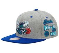 Mitchell & Ness Charlotte Hornets Melton Toppa Hardwood Classiche Snapback Cap