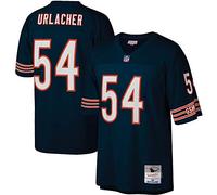 Mitchell & Ness Chicago Bears Brian Urlacher Maglietta, Blu Navy, S Uomo