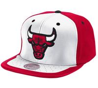 Mitchell & Ness Chicago Bulls Bianco Rosso Giorno 1 Snapback Cap Berretto