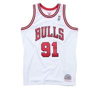 Mitchell & Ness Chicago Bulls Dennis Rodman Canotta White