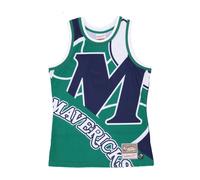 Mitchell & Ness - Dallas Mavericks Basketball Tank Top - -Sport -Uomo -Blu -S