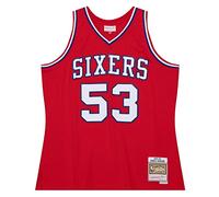 Mitchell & Ness Darryl Dawkins #53 Philadelphia 76ers 1979-80 - Maglia Swingman NBA, colore: Rosso
