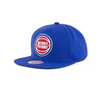 Mitchell & Ness - Detroit Pistons Team Ground 2.0 Snapback - - Accessories - unisex - Blu - ONE SIZE