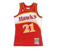 Mitchell & Ness - Dominique Wilkins NBA Swingman Jersey - - Sport - Uomo - Rosso - S