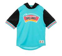 Mitchell & Ness - Felpa NBA a maniche corte - -Sport -Uomo -Blu -M