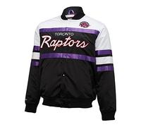 Mitchell & Ness - Giacca NBA Special Script Heavyweight, in raso, Toronto Raptors - Black, L