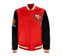 Mitchell & Ness - Giubbotto Varsity NFL Team Legacy Rosso/Nero - -Jackets -Uomo -Multicolore -L