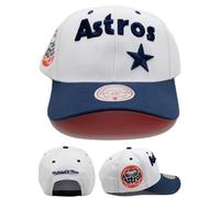 Mitchell & Ness Houston Astros Cooperstown MLB Evergreen Pro Snapback Cappello - Bianco, bianco, taglia unica