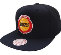 Mitchell & Ness Houston Rockets HW051 Wool Solid Black Snapback Cap Berretto