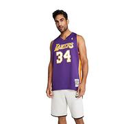 Mitchell & Ness Los Angeles Lakers Camicette Uomo, Viola, XL