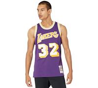 Mitchell & Ness NBA SWINGMAN ROAD JERSEY LOS ANGELES LAKERS 1984 MAGIC JOHNSON #32 men Jerseys purple in taglia:L